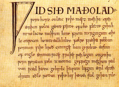 How to write anglo saxon riddle