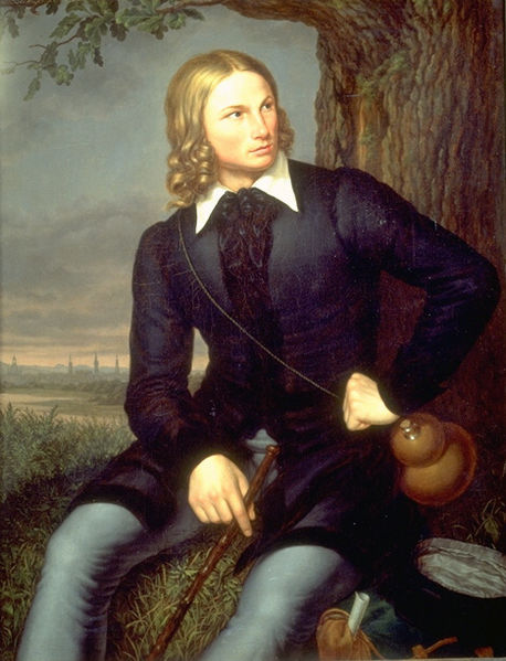 Hoffmann von Fallersleben portréja