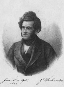 Portre of Wackenroder, Wilhelm Heinrich